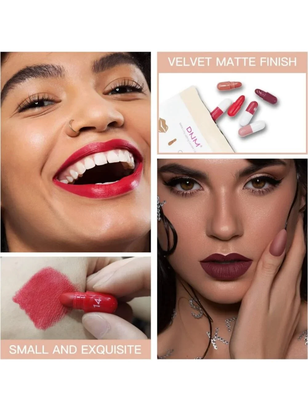 Vibrant 18-Color Mini Matte Lipstick Set - Long-Lasting, Waterproof Lip Colors